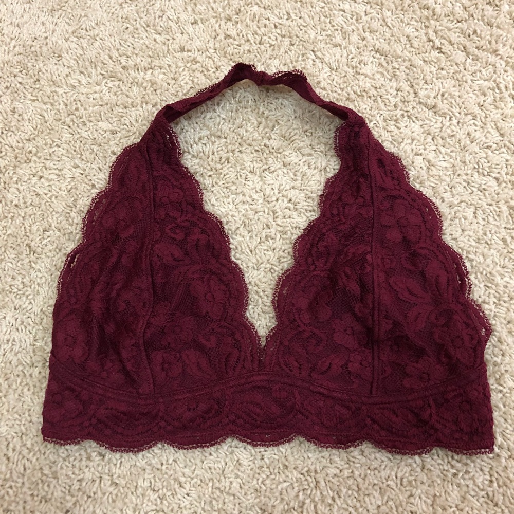Maroon bralette